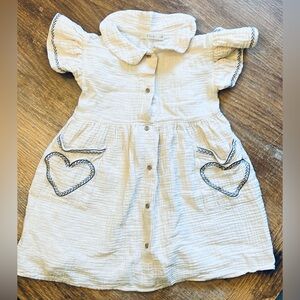 Beautiful Cotton Gauze Fliink Dress 2T